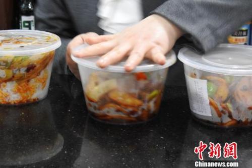 包裝外賣。受訪者供圖