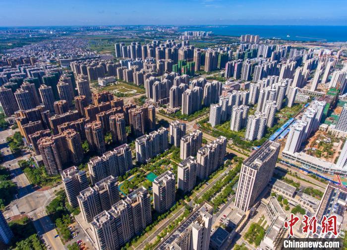 資料圖：航拍某房地產(chǎn)項目。 駱云飛 攝